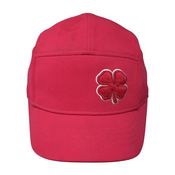 Black Clover Logo Strapback 5 Panel Hat Pink Adjustable Embroidered - Picture 1 of 10